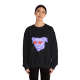 Purple Dog Love Crewneck Sweatshirt