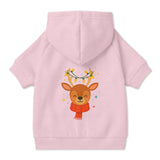 Festive Reindeer Pet Hoodie