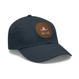 Hat with Leather Patch — "for the love of pets"