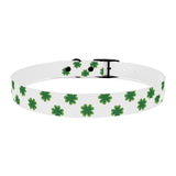 Lucky Clover Dog Collar — St. Patrick’s Day Green Shamrock Pet Collar