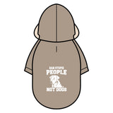 Pet Parka Jacket — 'Ban Stupid People Not Dogs' Dog Hoodie