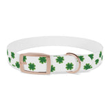 Lucky Clover Dog Collar — St. Patrick’s Day Green Shamrock Pet Collar
