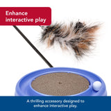 Coastal Pet - Turbo Pet Cat Bundle - Teaser Cat Toy & Scratcher Cat Toy