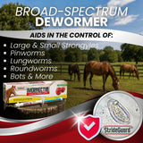 Horse Ivermectin Paste 1.87% – Apple Flavored Oral Horse Dewormer Syringe – 6.08g Tube Treats Horses Up to 1250 LB [Pack-24]