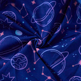 PetWarm Dog Suit for Surgery Recovery, Dog Recovery Suit for Female Spay, Protective Bodysuit with Abdominal Coverage, Anti-Lick Comfortable Onesie for Small to Large Dogs, Galaxy Pattern, Purple, M