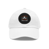 Hat with Leather Patch — "for the love of pets"