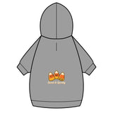 Pet Hoodie — "Sweet & Spooky" Candy Corn Design