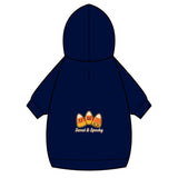 Pet Hoodie — "Sweet & Spooky" Candy Corn Design