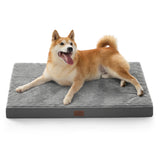 Bedsure Dog Beds Large Sized Dog- Orthopedic Pet Beds with Removable Machine Washable Cover, Egg Crate Foam Puppy Pad, Suitable for Pet Up to 50 lbs, 35"x22"