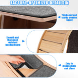 Cat Exercise Wheel Indoor, Cat Sports Running Wheel with Scratching Board Wood Cat Treadmill for Cats Daily Exercise-Natural Wood