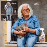 Hatortempt Chicken Coop Deodorizer & Cleaner Spray - 32 fl oz, Unscented - Ammonia Control Odor Eliminator & Coop Refresher for Chickens