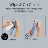 Fei & Eve Waterproof Dog Leash - 6FT, Odor-Free PVC Material, Easy to Clean, 360° Swivel Hook, Suitable for Small, Medium & Large Dogs, Dusk Blue