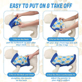 Dog Sweater, Soft Dog Sweaters with Leash Hole for Small Medium Dogs Cats