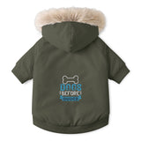 Dogs Before Dudes Pet Parka Jacket