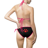 Pet Paw Print Bikini Swimsuit for Women