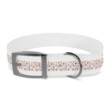 Pet Collar - Colorful Paw Prints Dog Collar
