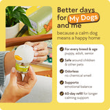 TherapetMD 60-Day Dog Calming Diffuser - for Stress, Destructive Behavior, Pee Accidents, Separation Anxiety, Barking, Aggression & Chewing - 60-Day Refill Included - Packaging May Vary