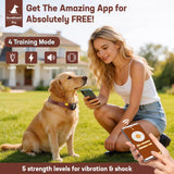 Wireless GPS Dog Collar Fence System No Subscription Fees, Electric Fence