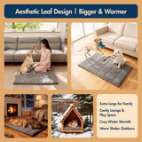 Vagascape Dog Pad (48"x28") - Waterproof Heated Mat & Pet Bed for Indoor and Outdoor Use, Chew Resistant Cord, Machine Washable Cover with Wheat Pattern Quilting, for Cats and Pets