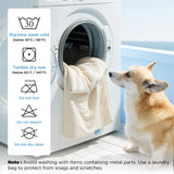 Bedsure Cooling Blanket for Small Dogs with Breathable Air-Core Fill Q-MAX>0.4 - Dog Cooling Mat Soft, Lightweight Pet Cat Throw Cold Blanket Washable for Summer, Beige, 25x35