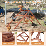 PETSFIT Wooden Chicken Roosting Bars for 10-12 Chickens, Easy Assembly