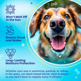 Handy Hound SnoutScreen Dog Nose Balm and Paw Balm, Moisturizing Formula for Dry or Cracked Noses, Vet Recommended, Made in USA, Protects Against UVB and UVC Rays, 1 oz