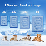 Dog Cooling Mat, Thick Cooling Mat for Extra Large Dogs with PCM & Thermochromic Tech, Dual-Sided Durable Waterproof Cool Dog Bed Mat, Q-Max>0.5, Machine Washable, Non-Toxic - XL(31" x 43")