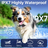 PRTRFLC GPS Wireless Dog Collar Fence System,Invisible Electric Fence for Dogs,Adjustable Range 49-6561ft,3 Training Mode,Rechargeable,Waterproof,Pet Containment System for Outdoor Use (Black)