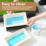 20-Pack Pet Loo Pee-Pod Refills with Sponge Compatible with PetSafe Portable Dog Potty, Dog Litter Box Disposable Potty Tray Cornstarch Material, Urine Disposal (Pet Loo NOT Included)