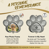 Dog Memorial Gifts for Loss of Dog, Personalized Pet Memorial Crystal Suncatcher with Photo, Pet Loss, Loss of Dog Sympathy Gifts, Dogs and Cat Remembrance Bereavement Passing Away Keepsake