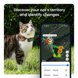 Tractive Smart Cat GPS Tracker | Real-Time Location & Wellness Monitoring for Cats 6.5 lbs+ | Territory & Location History | Up to 5-Day Battery | Breakaway Collar Included (Mint)