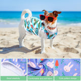 Paterr 25 Pcs Dog Shirts Printed Puppy Clothes Breathable Cartoon T Shirt for Dog Soft Puppy Clothing Lovely Pet Shirts Outfits for Pet Dogs Cats Summer Party Holiday, 25 Styles (Size: M)