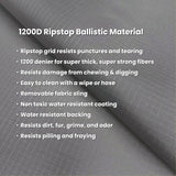 K9 Ballistics Chew Proof Elevated Cot Bed, XL, Sandstone Tan Ripstop