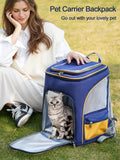 Pet Backpack Carrier for Cat Small Dog Puppy Hiking Travel Carrying Bag
