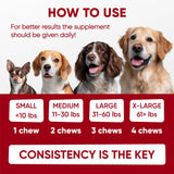 Probiotics for Dogs Digestive Health - Probiotic Chews for Gut Health, Itchy Skin Yeast, Diarrhea - USA Product - Immune Support Supplement - Dog Digestive Support & Allergy Relief Chews with Enzymes