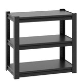 ZENITHLIVING 3-Tier Aquarium Stand, Heavy Duty Metal Fish Tank Rack, 31.5x18x34 Inches, Adjustable Shelves, Waterproof Black Storage Unit, 660 lbs Capacity