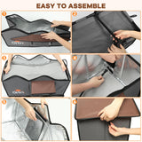 Outdoor Heated Cat House for Outside: Winter Insulated Weatherproof 30"×14"×20" Shelter with Extra Large Elevated Warm Heater and Waterproof Heating Bed for Multiple Feral Kitties Small Pets for Barn