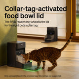 PETLIBRO RFID Cat Feeders for 2 Cats, Collar Sensor for Personalized Meals, Cats Recognition, Diet Tracking and Anti-Stealing for Multi-Pets Homes and Different Diets, Automatic Pet Feeder (Pack of 2)