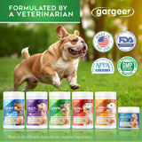 Gargeer Lawn Saver Chews for All Dog Breeds and Ages. Protect Your Grass with Balanced Urine Ammonia and Nitrogen Levels. Vet Created - 150 Duck Flavored Soft Chews. Made in the USA. Enjoy!