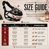 HXYDGQ Scary Dog Costume Muzzle (Style B, 22CM（8.7in） Mouth Girth)