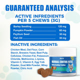 Just Try 300 Bites Hairball Control Cat Treats - Hairball Treatment & Relief for Cats - with Cat Grass, Pumpkin, & Omega-3 Fish Oil, Crunchy Chicken Flavor Crunchy Bites