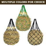 MIYABALA Hay Net for Horses,Slow Feed Hay Bag for Horses Goat Sheep,Hanging Hay Feeder Bag for Horses Stable Stall Paddock Rest Toy