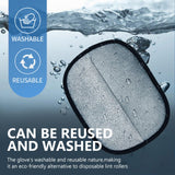 sonluk 2PCS Pet Hair Removal Glove for Dogs&Cats,Upgraded 5-Finger Electrostatic Pet Hair Remover,Reusable Magic Brush Pet Hair Removal Tool for Laundry,Carpets,Sofa Gaps,and Car Seats