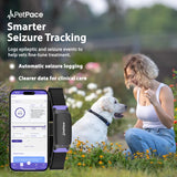 NEW Dog Health Monitor V3.0 by PetPace – AI Smart Collar with 24/7 Vital Signs, Pain & GPS Tracking, Telehealth AskaVet & Share With Your Vet, Smartwatch Sync – Subscription Required (Large)