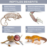 Gargeer 'Magnesium & Calcium' Supplement for All Reptiles | Dual Mineral Support for Strong Bones, Muscle & Nerves Function | Chelated Magnesium for Better Absorption | 3oz | Made in USA