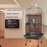 Sinopet 69-inch Large Bird Cage with Stand, Flight Cages for Parakeets & Play Top & Birdcage Cover for African Grey Quaker Amazon Cockatiel Sun Parakeet Green Cheek Conure Lovebird Eclectus Parrot