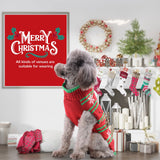 PETCARE Red Snowman Dog Sweater Christmas Dog Sweaters Vest Ugly Snow Xmas Puppy Costume Pet Holiday New Year Fall Winter Clothes for Small Medium Large Dogs Cats Pullover Sweaters Outfits,Medium