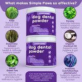 Dog Dental Powder for Teeth Cleaning - Dental Powder for Dogs Teeth