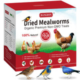 Dried Mealworms 10 Lbs-Organic MealWorms for Chickens & Birds, Non-GMO Meal Worms for Chickens, Wild Birds, Bluebirds, High Protein Chicken Feed Bird Treats, Worms for Chicken, Hens, Bird, Reptiles