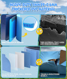 Large Foldable Dog Pool 75”x16”, EPN Heavy Duty Hard PVC Collapsible Dog Pool for Large Dogs and Kids, Leakproof Non-Slip Pet Wading & Bathing Tub with Drain, for Indoor & Outdoor Use